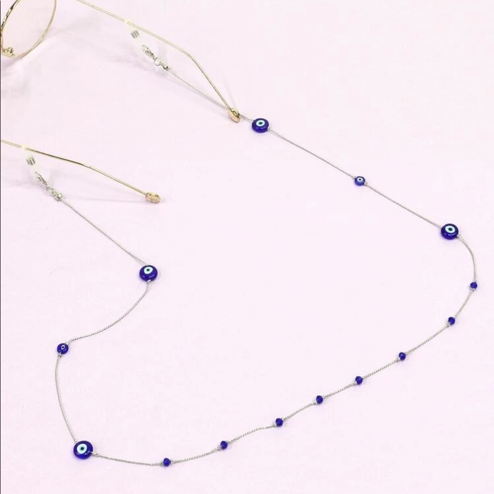 Evil Eye sunglasses Blue Chain